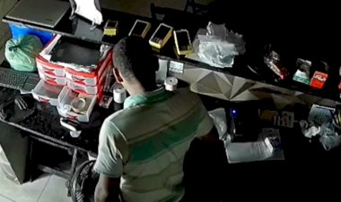 Ladrão furta marmitaria mas deixa cair RG durante fuga