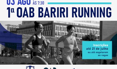 1ª OAB Running abre inscrições até 21 de junho