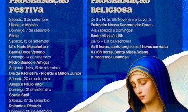 Festa da Padroeira de Bariri divulga cardápio e programação religiosa