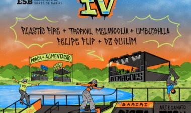 Escolinha Skate Fest IV reúne cinco atrações musicais no Lago de Bariri, na véspera do Dia das Crianças