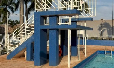 Umuarama Clube comunica demolição do tradicional trampolim por problemas na estrutura