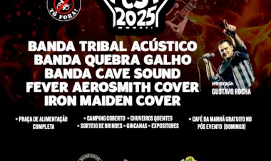 Bora Rock Fest celebra aniversário do Bohemios Moto Clube com cinco bandas e área de camping no Barretinho