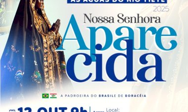 12 de Outubro: Tradicional Travessia e Benção sobre as águas do Rio Tietê, entre Boraceia e Itapuí, chefa à sua 9ª edição