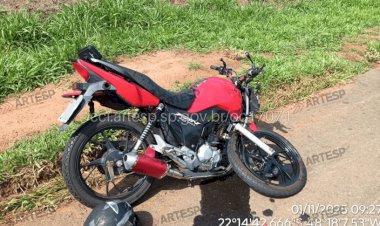 PM morre em colisão de moto com carreta na Jau-Brotas