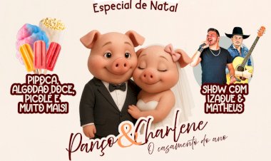 Boraceia promove festa de casamento do mascote do projeto “Panço Ecológico”, com show ao vivo e diversão para as crianças