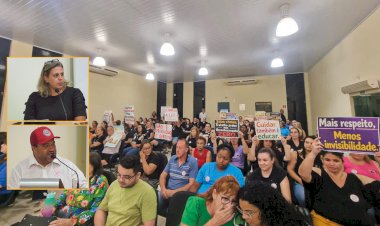 Enfermeiros e Auxiliares de Desenvolvimento Infantil lotam plenário da Câmara Municipal de Bariri e reivindicam aumento salarial das respectivas categorias