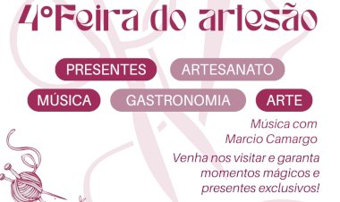 Mês do Artesão: Fios de Afeto abre inscrições para oficinas gratuitas, com trabalhos expostos na 4ª Feira do artesão