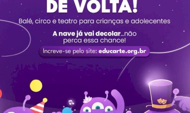 Educarte retorna com aulas em novos espaços e marca nova fase com o evento “Do Campo ao Encanto”