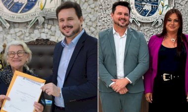 Crepaldi homenageia Valderez de Mello e Raica Spedo por contribuições à literatura e à cultura de Bariri