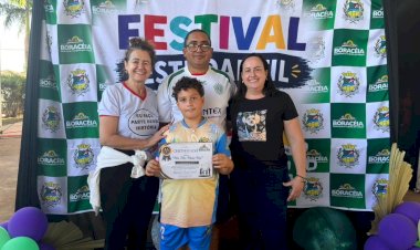1º Festival Estudantil “Prêmio Meu Filho, Minha Vida” encerra semestre letivo com famílias da comunidade escolar em Boraceia