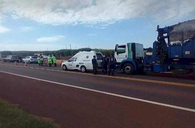 Paciente idosa morre após ambulância de Jaú se envolver em engavetamento
