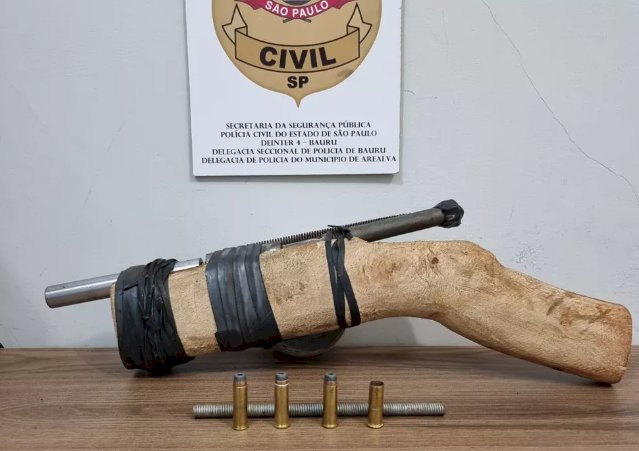 Homem mata vizinho com arma artesanal em Arealva