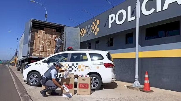 Mais de 200 mil maços de cigarros contrabandeados do Paraguai são apreendidos em Bauru