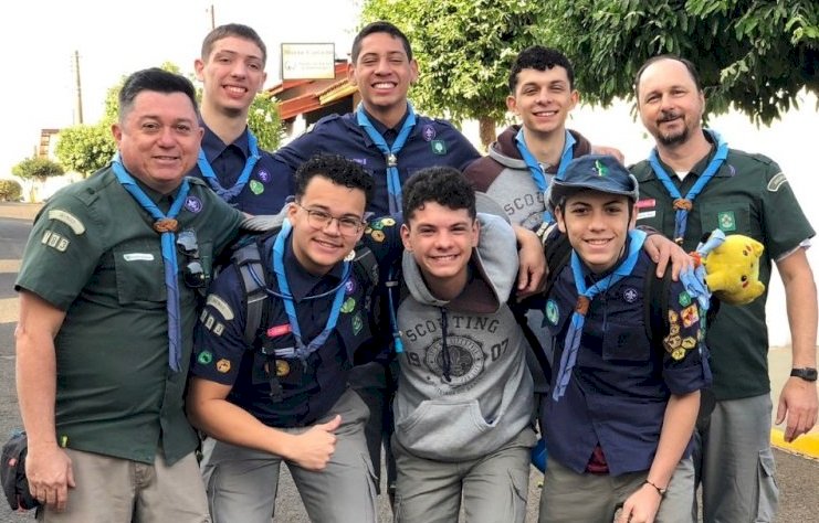 Grupo Escoteiro Bariry representa município em evento nacional de escotismo em Barretos