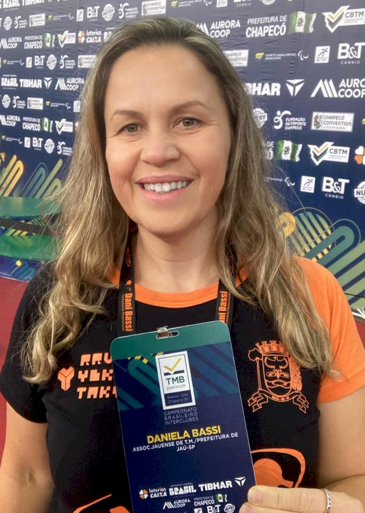 Dani Bassi vai representar Jaú na Seleção Brasileira de Tênis de Mesa