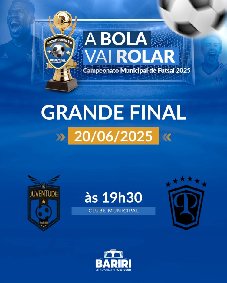 Final do Campeonato Municipal tem duelo inédito e de campeões nesta sexta