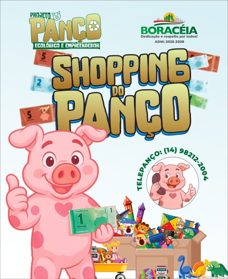 Panço voltou! Boraceia reativa Programa Panço Ecológico e Empreendedor, com abertura do Shopping do Panço