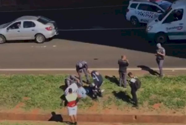 Homem de 34 anos cai de viaduto na Marechal Rondon