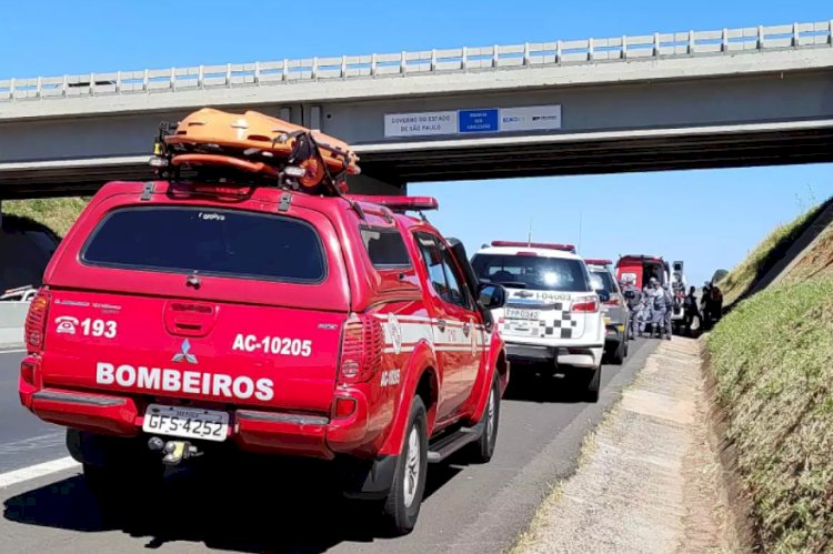 Mulher sofre ferimentos graves ao cair de viaduto em Bauru
