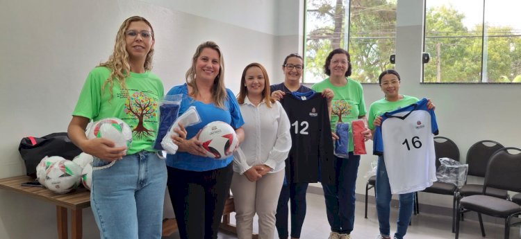 CPS e Apae recebem kits esportivos do Estado pela primeira vez, através da deputada Maria Rosas