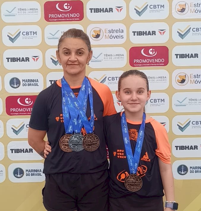 Tênis de mesa jauense sobe ao pódio no Rio de Janeiro com cinco medalhas