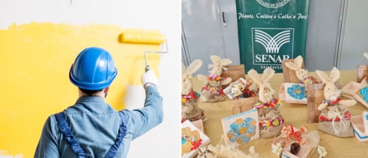 Senai Bariri abre inscrições para cursos de Pintura em Edificações e Artefatos Artesanais