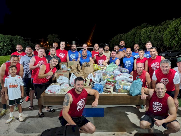 Natal Solidário: “Amigos da Bola” e Família Xavier arrecadam cestas básicas para famílias carentes de Bariri