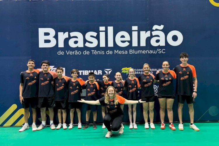 Tênis de mesa de Jaú encerra Brasileiro com títulos nacionais e pódios