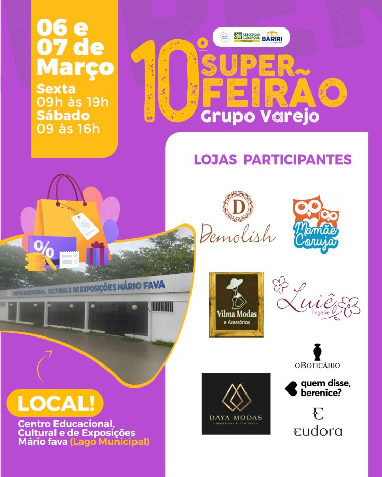 Acib promove 10º Super Feirão do Grupo Varejo nesta sexta e sábado