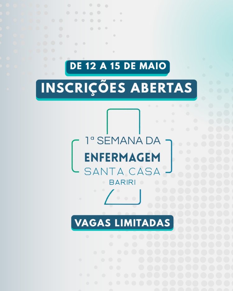 Santa Casa de Bariri promove 1ª Semana da Enfermagem