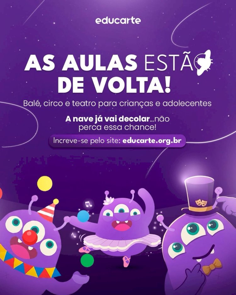Educarte retorna com aulas em novos espaços e marca nova fase com o evento “Do Campo ao Encanto”