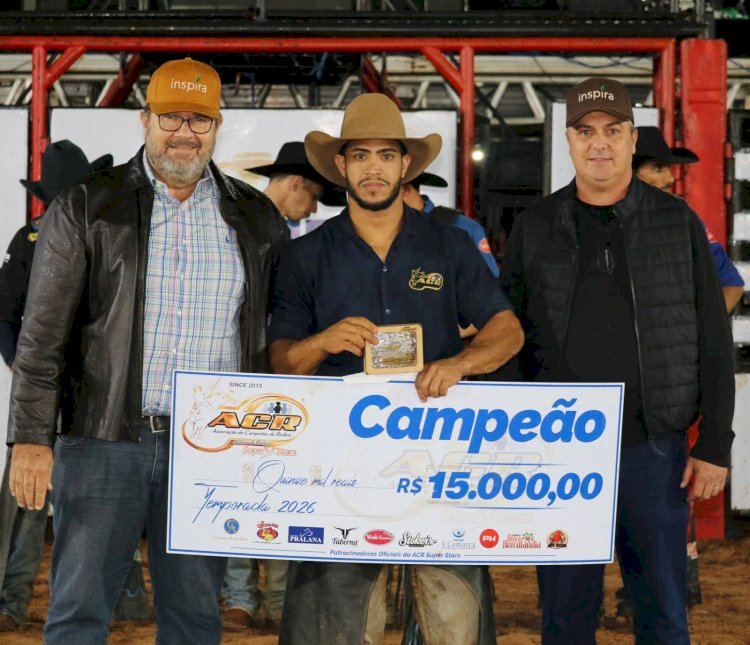 Bariri Rodeio Show 2026: competidor de Rondônia é o grande campeão da montaria em touros