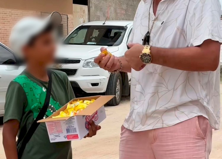 Pais de criança que vendia paçoca são orientados pelo Conselho Tutelar de Bariri sobre lei que proíbe o trabalho infantil