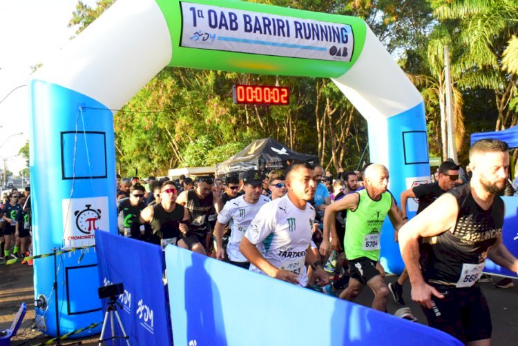 Inscrições da 2ª OAB Running Bariri vão até sábado